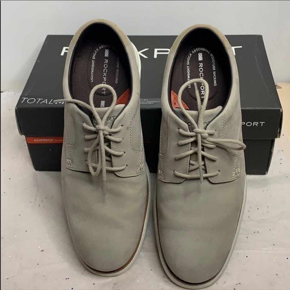 Men's Total Motion Sport Dress 4-Eye Plain Toe Oxf - Picture 2 of 9